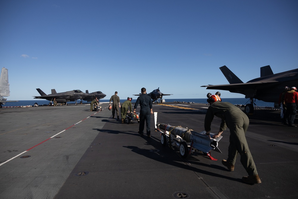 31st MEU conducts ordnance load during Exercise Talisman Sabre 25