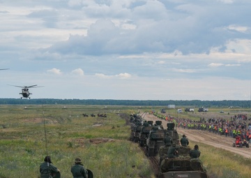 Tank warfare demonstration features U.S. Army in Poland