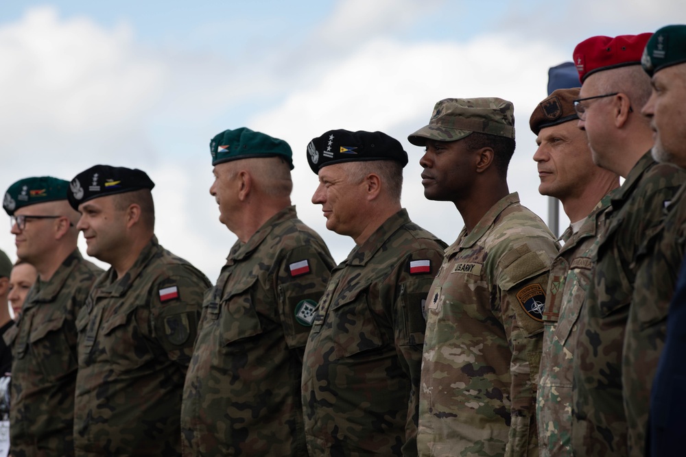 Tank warfare demonstration features U.S. Army in Poland
