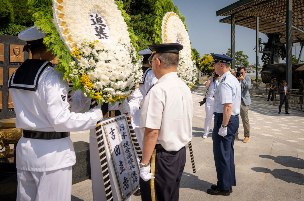 CJCS Participates in Korea Cheonan Memorial