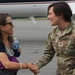 Gina Koehler, spouse of Adm. Steve Koehler, commander, U.S. Pacific Fleet tours facilities on JBER