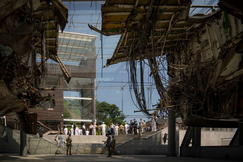 CJCS Visits Korea Cheonan Memorial