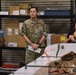 Gina Koehler, spouse of Adm. Steve Koehler, commander, U.S. Pacific Fleet tours facilities on JBER