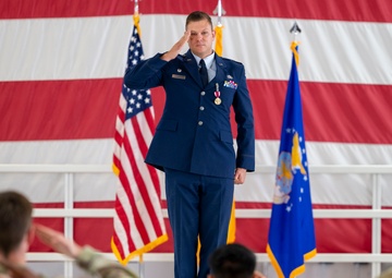 49th AMXS Change of Command ceremony