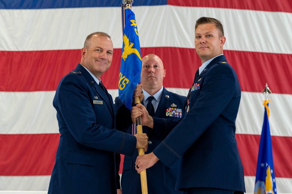 49th AMXS Change of Command ceremony