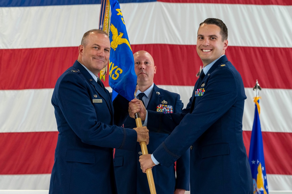 49th AMXS Change of Command ceremony