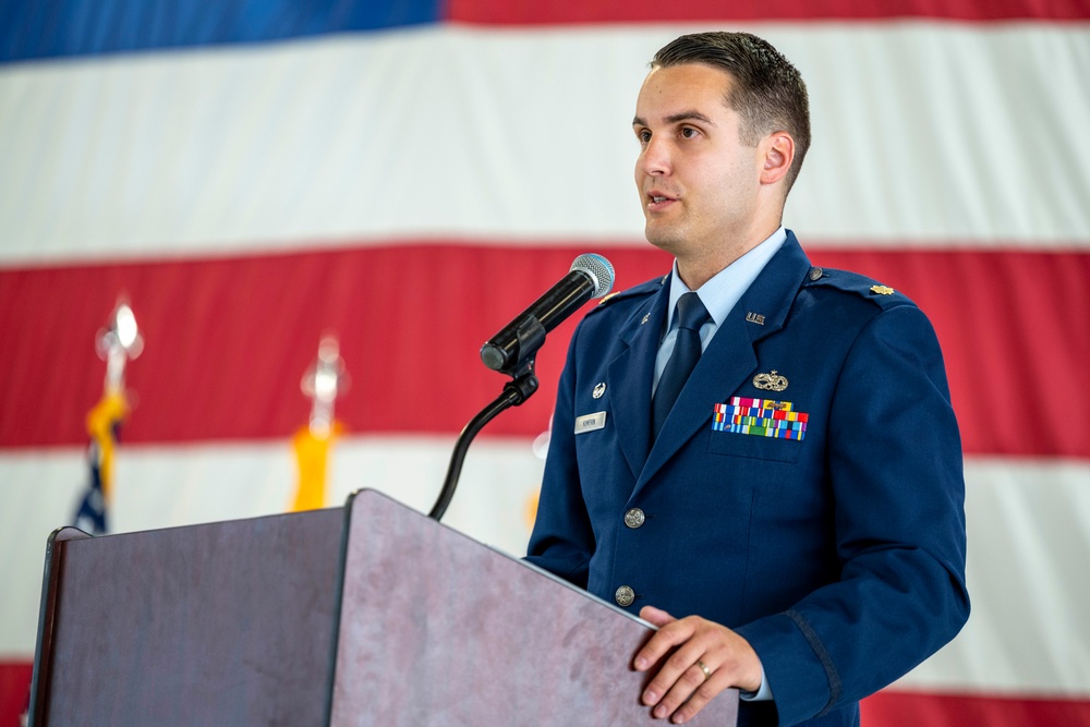49th AMXS Change of Command ceremony