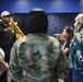 Gina Koehler, spouse of Adm. Steve Koehler, commander, U.S. Pacific Fleet tours facilities on JBER
