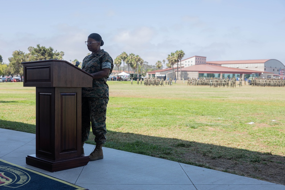 1st MLG’s Relief and Appointment Ceremony