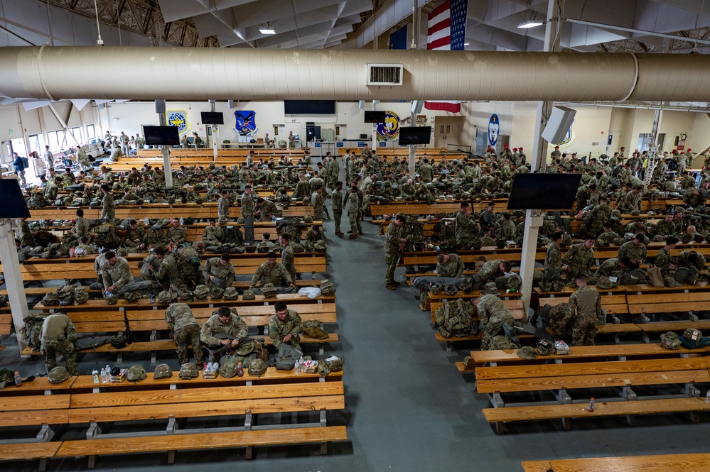 U.S. Soldiers depart in support of exercise Talisman Sabre