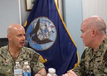 VCNO Visits Sailors in Naval Station Newport