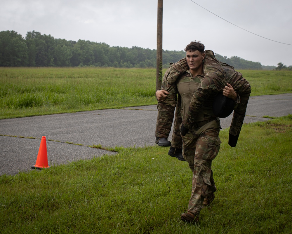 Spc. Logan J. Rutledge carries the fallen, Best Warrior 2025