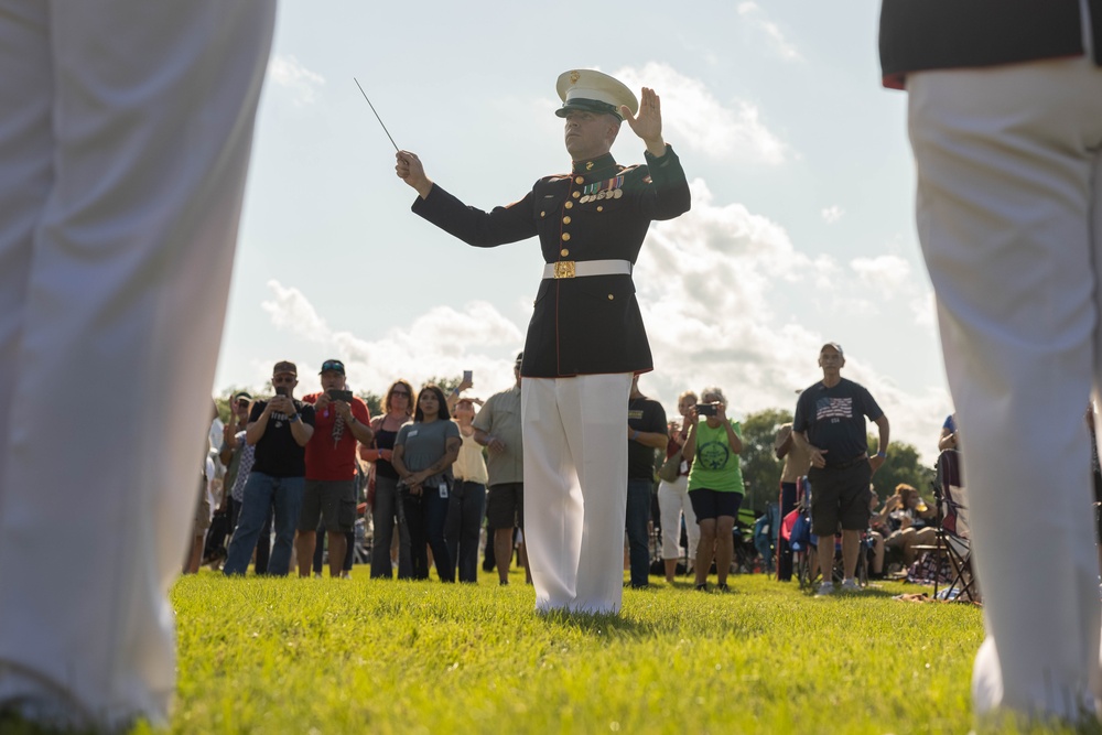 Quantico Marine Band performs for veterans: Chicago Marine Week 2025