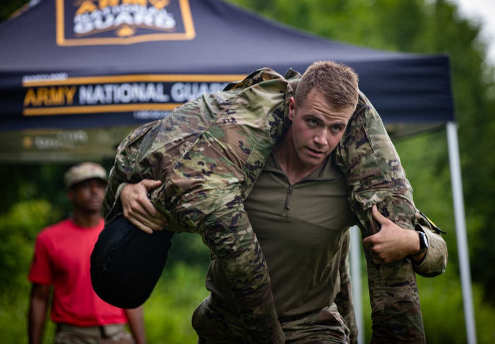 Sgt. Luke Entz carries the fallen, Best Warrior 2025