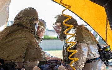 341st Medical Group responds to simulated casualties