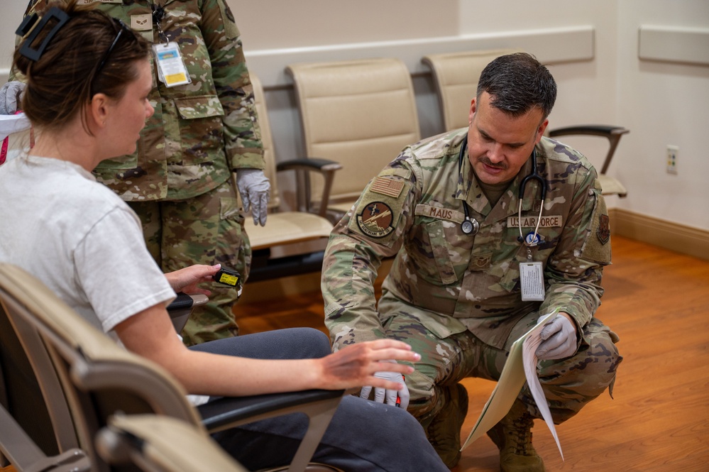341st Medical Group responds to simulated casualties