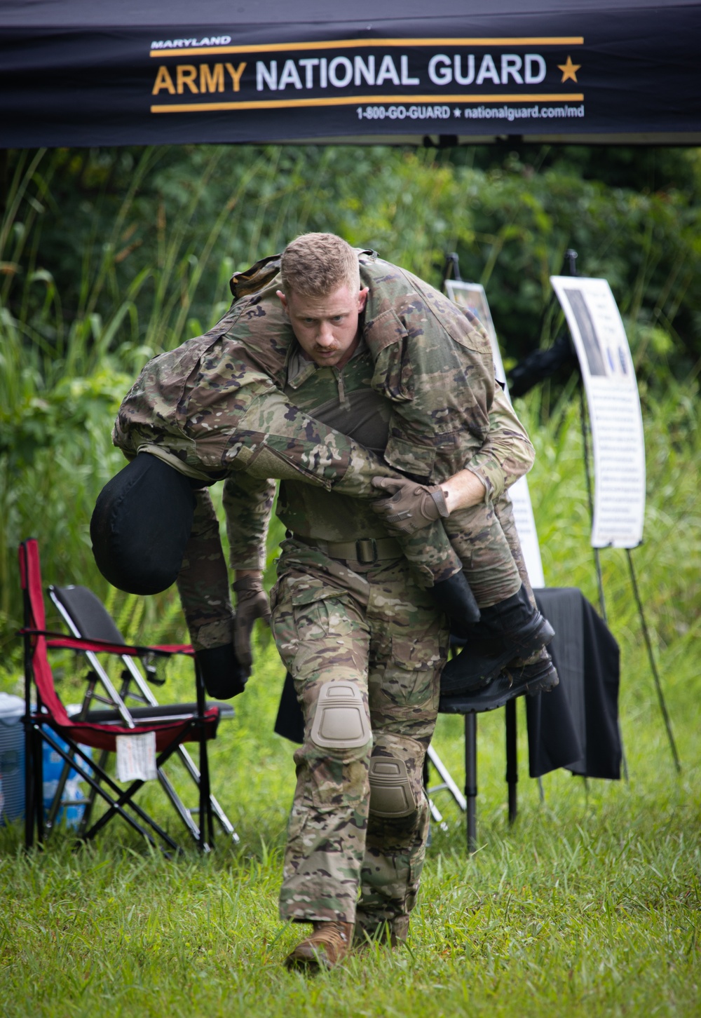 Sgt. Luke Cloward carries the fallen, Best Warrior 2025
