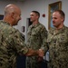 Acting Chief of Naval Operations Adm. Jim Kilby and Fleet Master Chief Johannes Gonzalez visit Naval Chaplaincy School