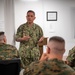 Acting Chief of Naval Operations Adm. Jim Kilby and Fleet Master Chief Johannes Gonzalez visit Naval Chaplaincy School