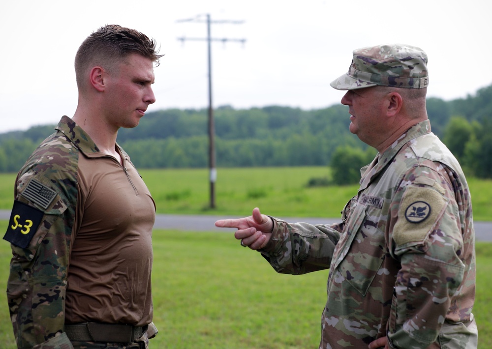 Spc. Jaden Hughes takes on the Medal of Honor Run for the Army National Guard's 2025 Best Warrior Competition