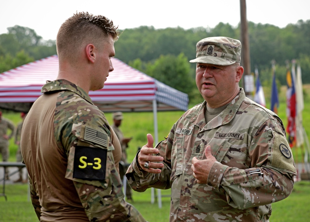 Spc. Jaden Hughes takes on the Medal of Honor Run for the Army National Guard's 2025 Best Warrior Competition