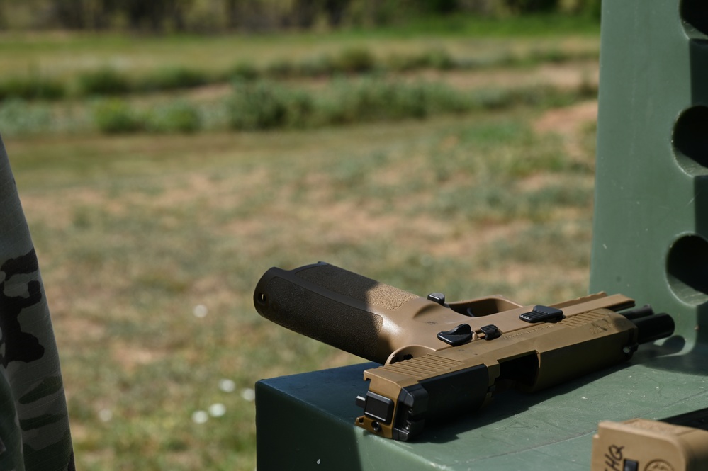Kansas Army National Guard Leadership Qualify at the M17 Range