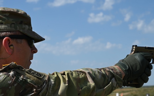 Kansas Army National Guard Leadership Qualify at the M17 Range