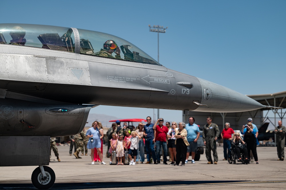 64th AGRS fini flight