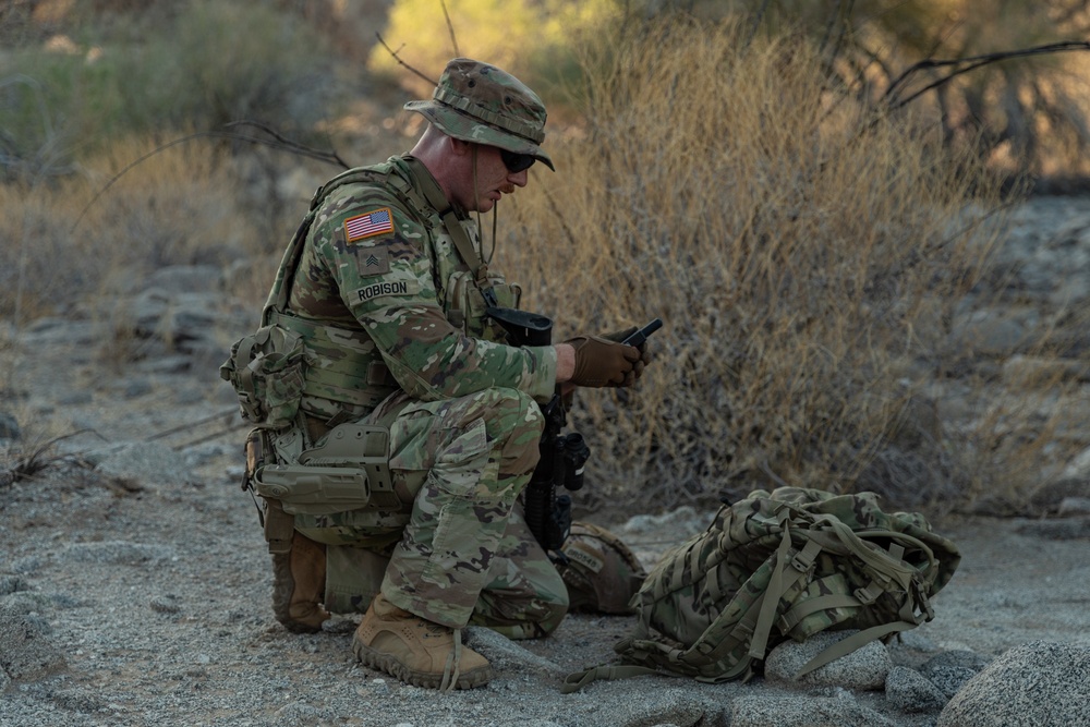 127th Military Police Company patrols southern border near Wellton