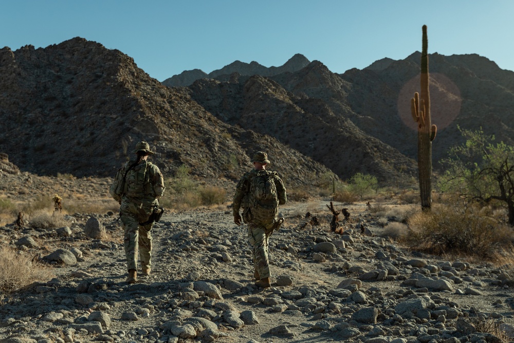 127th Military Police Company patrols southern border near Wellton