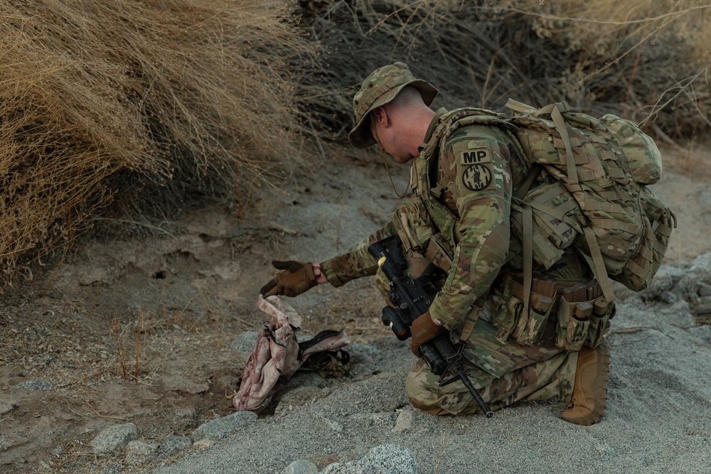 127th Military Police Company patrols southern border near Wellton