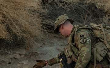 127th Military Police Company patrols southern border near Wellton