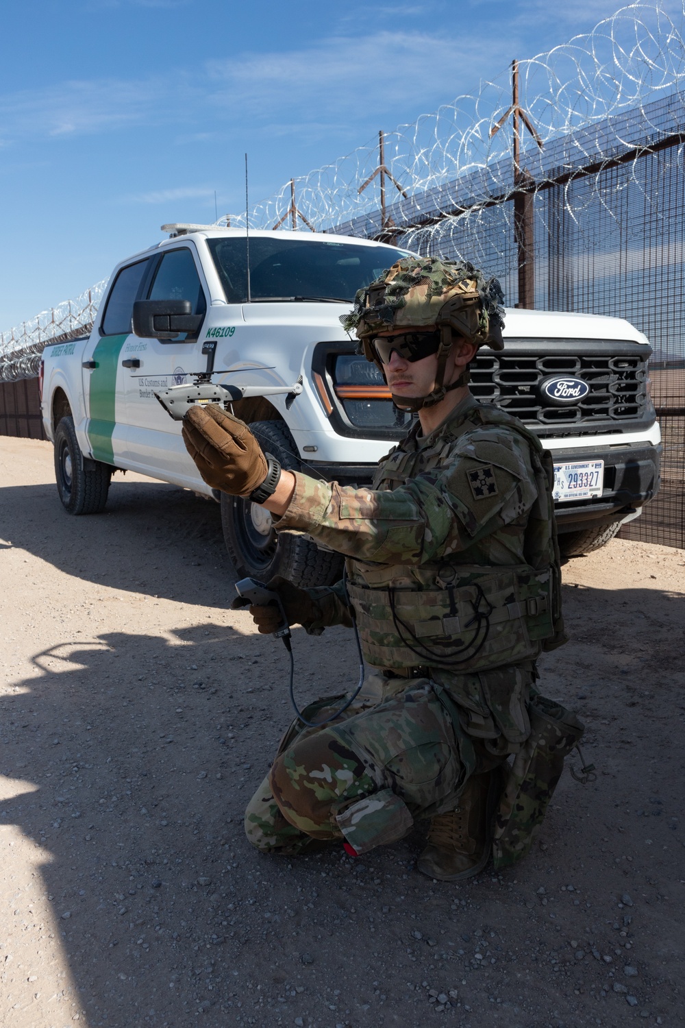 Black Hornet Drone Enhances Border security in Joint Task Force mission