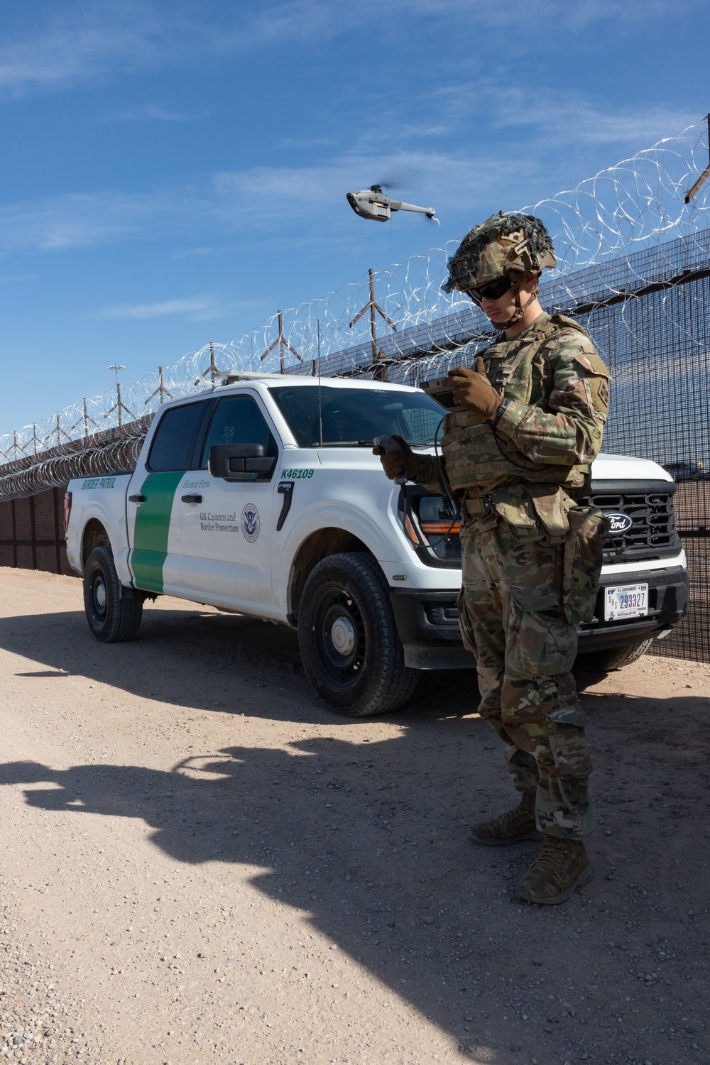 Black Hornet Drone Enhances Border security in Joint Task Force mission