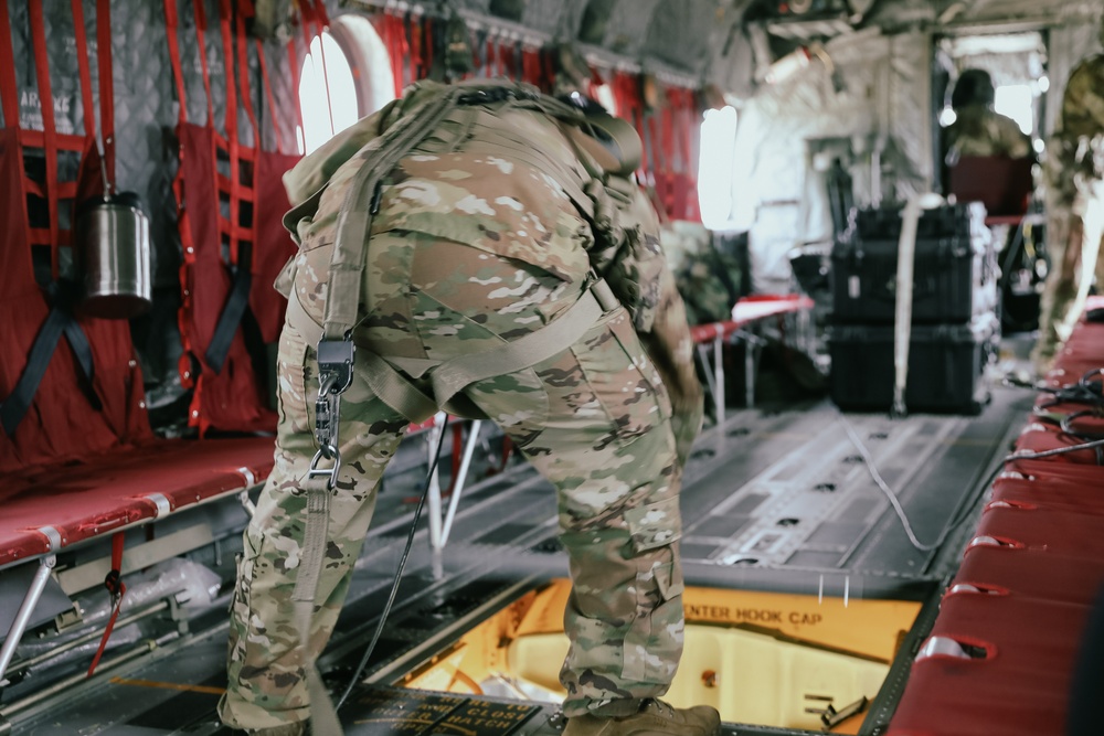 1st Air Cavalry Brigade Commander takes flight