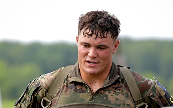 Competitors in the Army National Guard's 2025 National Best Warrior Competition take on the Medal of Honor Run