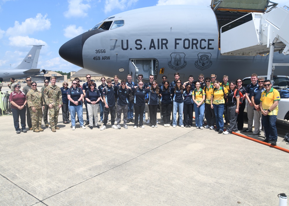 459th ARW hosts cadets from International Air Cadet Exchange