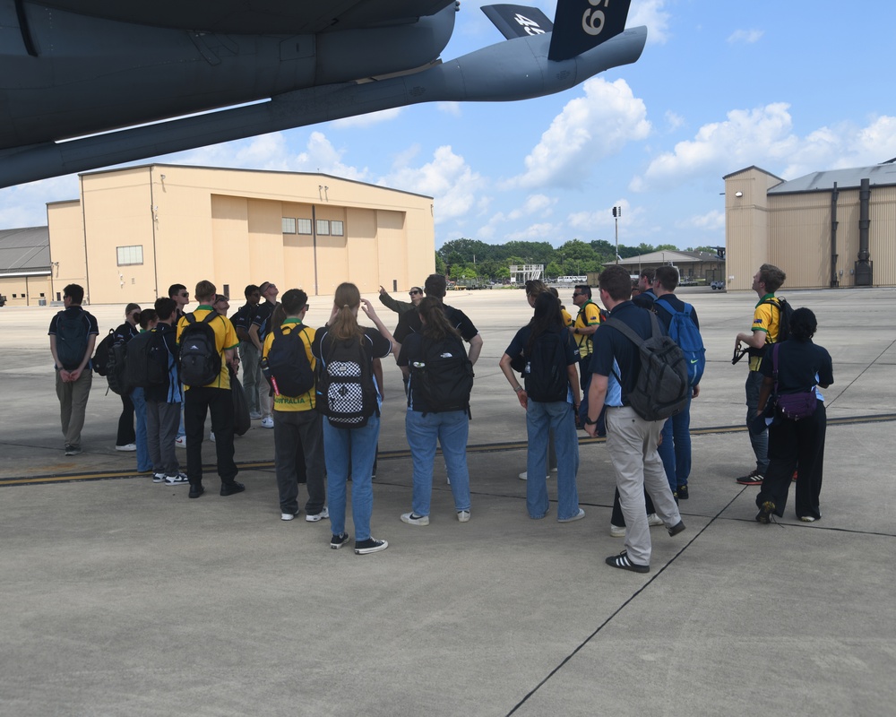 459th ARW hosts cadets from International Air Cadet Exchange