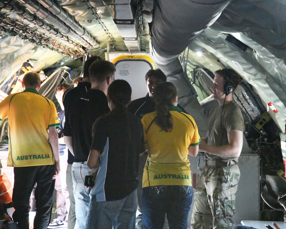 459th ARW hosts cadets from International Air Cadet Exchange