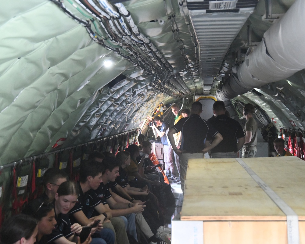 459th ARW hosts cadets from International Air Cadet Exchange