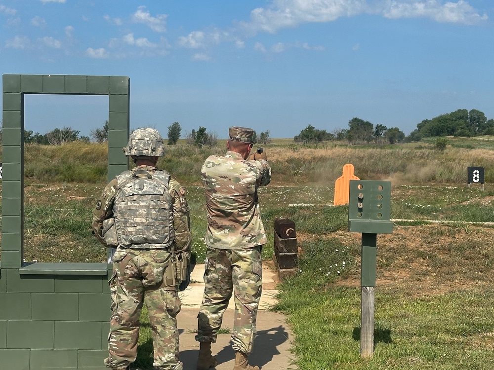 Kansas Army National Guard Soldiers Qualify on M17 at Smokey Hill Regional Training Center