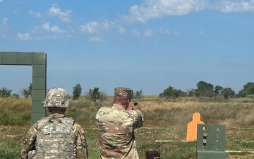 Kansas Army National Guard Soldiers Qualify on M17 at Smokey Hill Regional Training Center