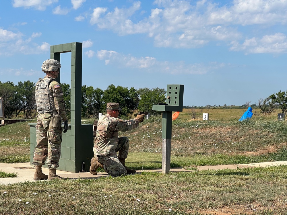 Kansas Army National Guard Soldiers Qualify on M17 at Smokey Hill Regional Training Center