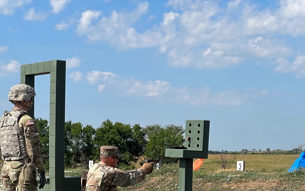 Kansas Army National Guard Soldiers Qualify on M17 at Smokey Hill Regional Training Center