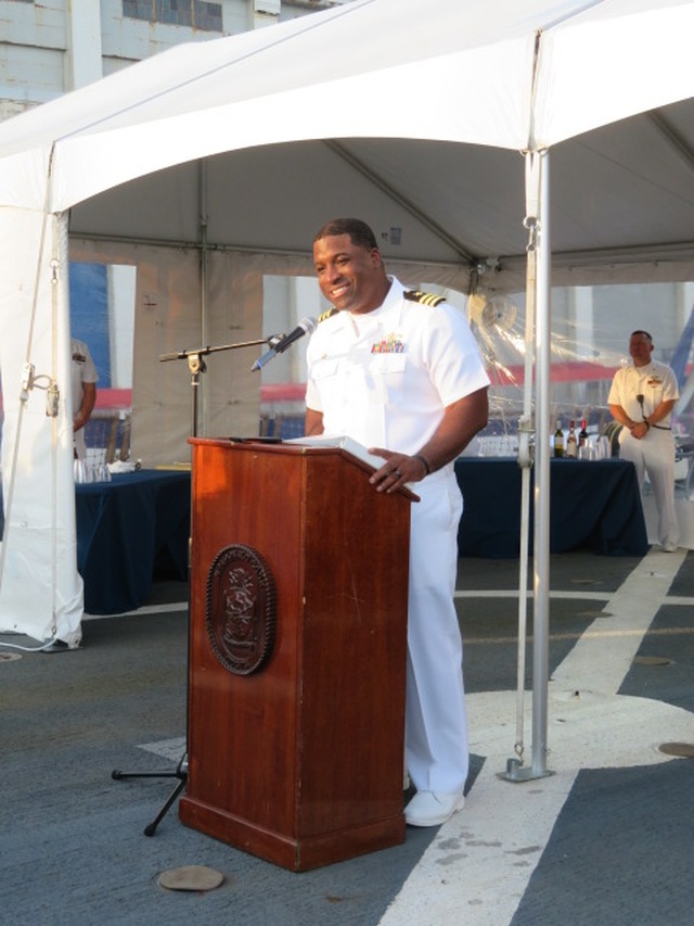 Navy League Reception onboard USS Donald Cook