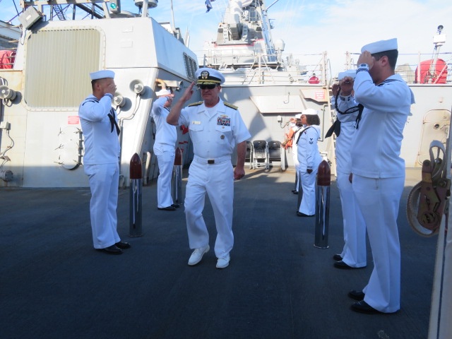 Navy League Reception onboard USS Donald Cook