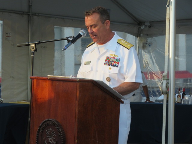 Navy League Reception onboard USS Donald Cook