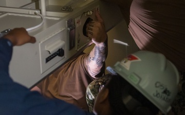 Ronald Reagan Sailors Conduct Maintenance