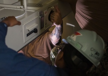 Ronald Reagan Sailors Conduct Maintenance