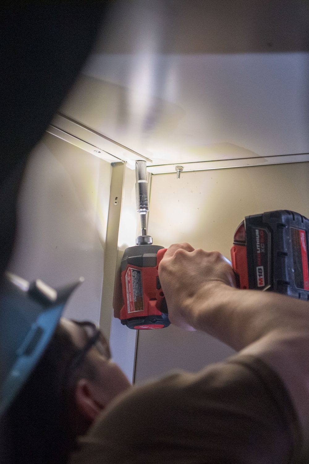 Ronald Reagan Sailors Conduct Maintenance